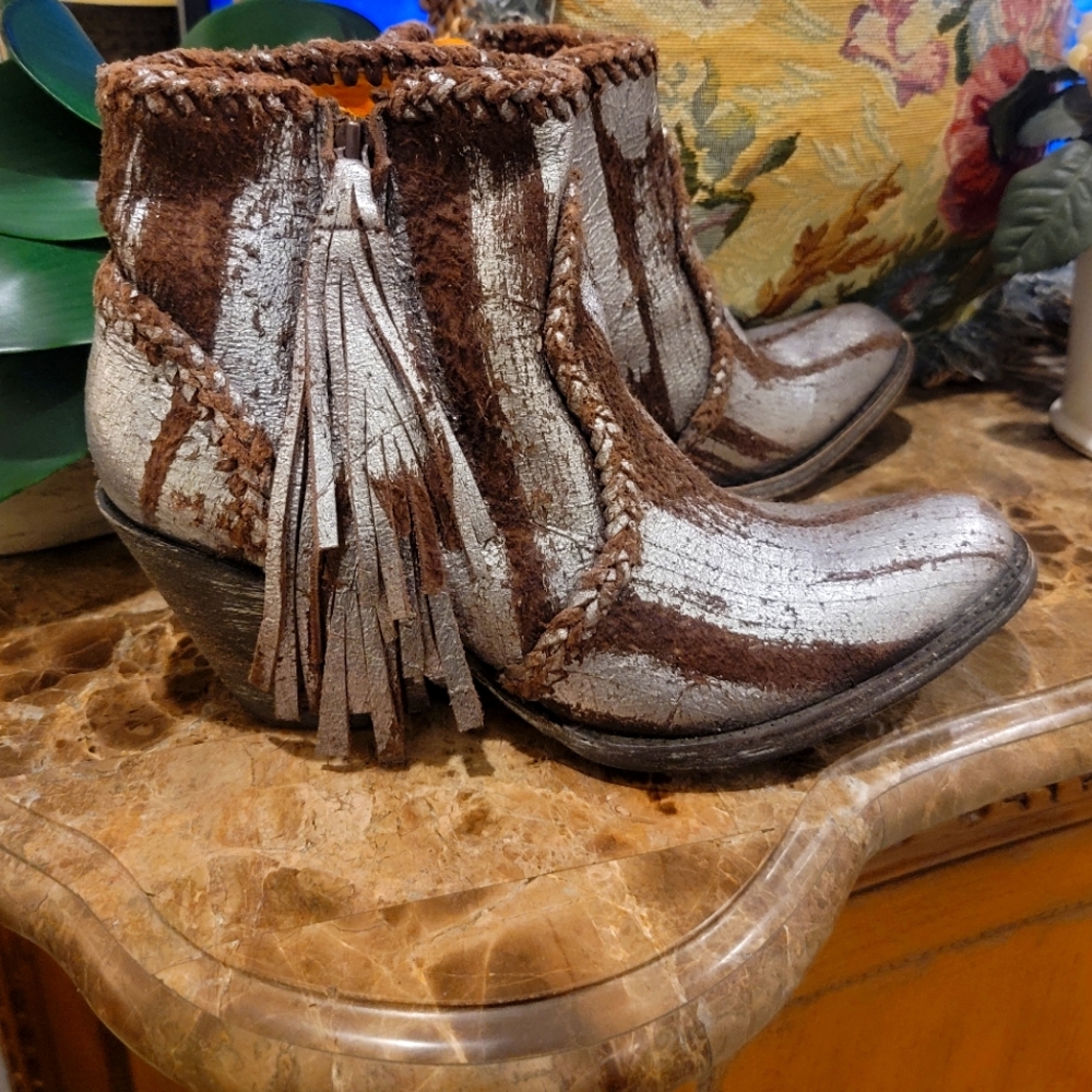 Old Gringo Metallic Fringe Boot